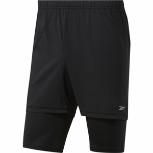 Reebok RE  2-1  SHORT čierna M - Pánske bežecké šortky