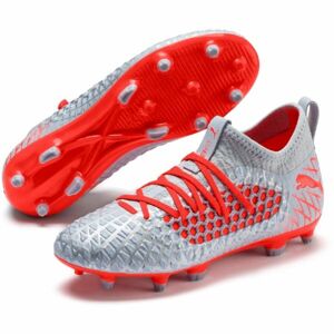 Puma FUTURE 4.3 NETFIT FG/AG JR Detské kopačky, sivá, veľkosť 32.5