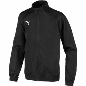 Puma LIGA SIDELINE JACKET JR čierna 140 - Chlapčenská  športová bunda