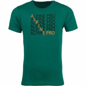ALPINE PRO EMMET Pánske tričko, zelená, veľkosť