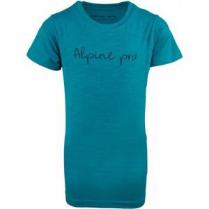 ALPINE PRO SANTOSO modrá 140-146 - Detské tričko