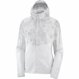 Salomon AGILE FZ HOODIE W biela XS - Dámska bunda