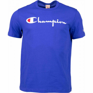 Champion CREWNECK T-SHIRT modrá M - Pánske tričko