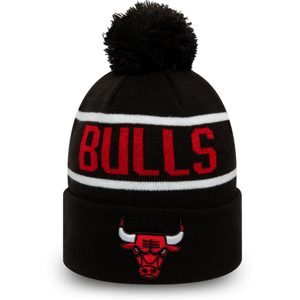 New Era NBA BOBBLE KNIT CHICAGO BULLS čierna UNI - Pánska klubová zimná čiapka
