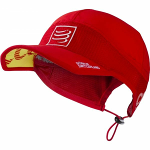 Compressport PRO RACING ULTRALIGHT CAP červená NS - Bežecká šiltovka