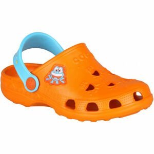 Coqui LITTLE FROG Detské sandále, oranžová, veľkosť