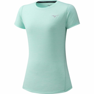 Mizuno IMPULSE CORE TEE svetlo zelená XS - Dámske bežecké tričko