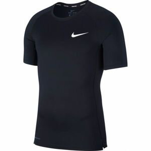 Nike NP TOP SS TIGHT M čierna S - Pánske tričko