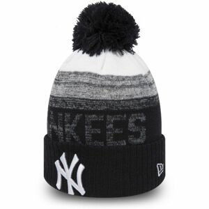 New Era MLB BOBBLE NEW YORK YANKEES Klubová zimná čiapka, čierna, veľkosť UNI