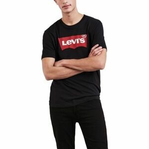 Levi's® GRAPHIC SET-IN NECK Pánske tričko, čierna, veľkosť