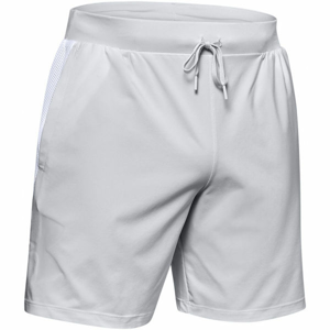 Under Armour QUALIFIER SPEEDPOCKET 7'' LINERLESS šedá L - Pánske kraťasy