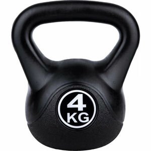 Fitforce FKBP-4KG Kettlebell, čierna, veľkosť 4 KG