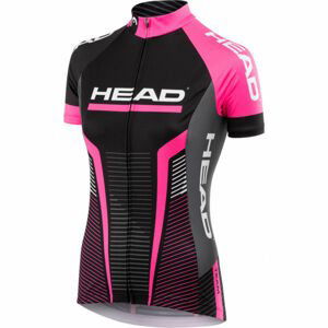 Head LADY JERSEY TEAM Dámsky cyklistický dres, čierna, veľkosť S