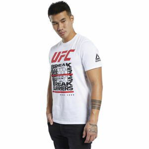 Reebok UFC FG CAPSULE T biela S - Pánske tričko