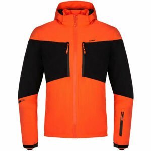 Loap FAVOR Pánska lyžiarska bunda, oranžová, veľkosť XL