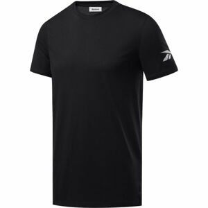 Reebok WORKOUT WE COMM SS TEE čierna XL - Pánske tričko