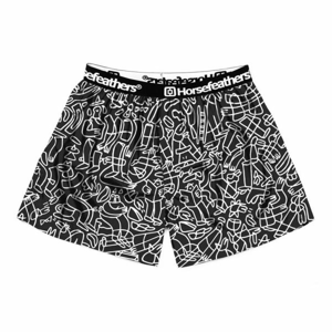 Horsefeathers FRAZIER LUCAS BOXER SHORTS biela M - Pánske boxerky