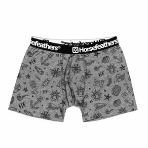 Horsefeathers SIDNEY BOXER SHORTS šedá XL - Pánske boxerky