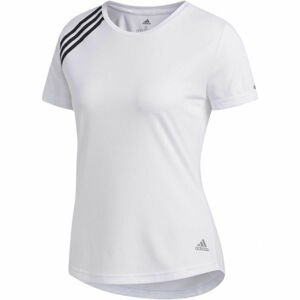 adidas RUN IT TEE 3S W biela XL - Dámske športové tričko