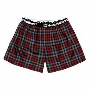 Horsefeathers CLAY BOXER SHORTS červená XL - Pánske boxerky