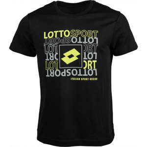Lotto TEE SUPRA JS čierna L - Pánske tričko