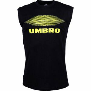 Umbro MOIRE GRAPHIC VEST Pánske tričko, čierna, veľkosť XL