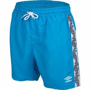 Umbro TAPED SWIM SHORT Pánske plavecké šortky, modrá, veľkosť XXL