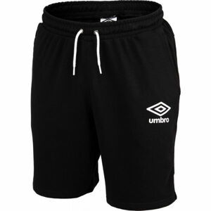 Umbro KNEE LENGTH FLEECE SHORT Pánske kraťasy, čierna, veľkosť XL