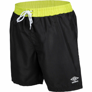 Umbro CONTRAST SWIM SHORT Pánske kúpacie šortky, čierna, veľkosť S