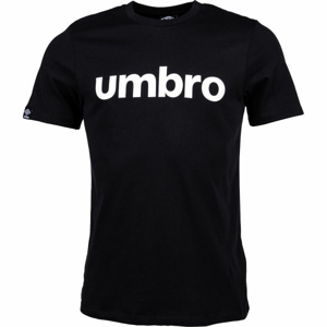 Umbro LINEAR LOGO GRAPHIC TEE čierna M - Pánske tričko