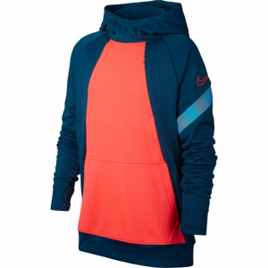 Nike DRY ACDPR HOODIE FP B oranžová M - Chlapčenská futbalová mikina