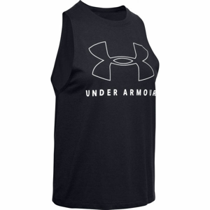 Under Armour SPORTSTYLE GRAPHIC MUSCLE SL čierna M - Dámske tielko