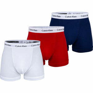 Calvin Klein 3P TRUNK biela M - Pánske boxerky