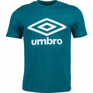 Umbro FW LARGE LOGO COTTON TEE Pánske tričko, modrá,biela, veľkosť