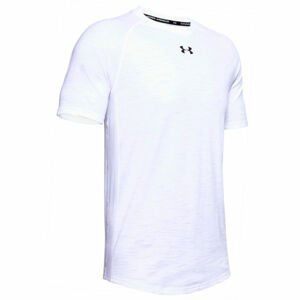 Under Armour CHARGED COTTON SS Pánske tričko, biela, veľkosť S