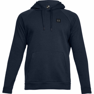 Under Armour RIVAL FLEECE PO HOODIE tmavo modrá M - Pánska mikina