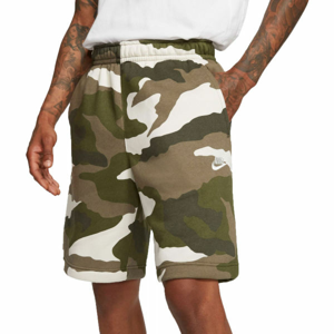 Nike NSW CLUB SHORT BB CAMO M biela M - Pánske šortky