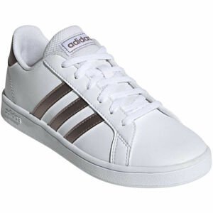 adidas GRAND COURT K Detská obuv, biela, veľkosť 33