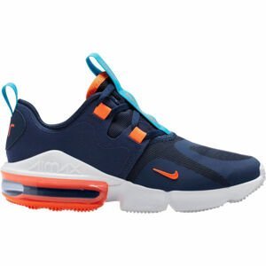 Nike AIR MAX INFINITY tmavo modrá 3.5Y - Detská voľnočasová obuv