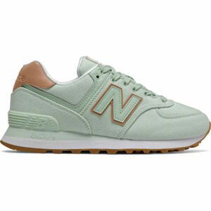 New Balance WL574SCD Dámska obuv na voľný čas, svetlo zelená, veľkosť 36.5