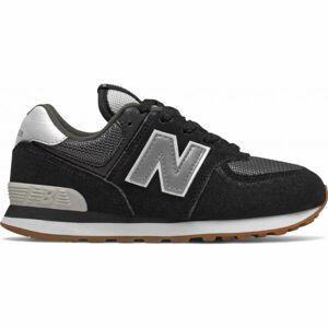 New Balance PC574SPT Detská voľnočasová obuv, čierna, veľkosť 28.5