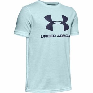 Under Armour SPORTSTYLE LOGO SS Chlapčenské tričko, modrá, veľkosť S