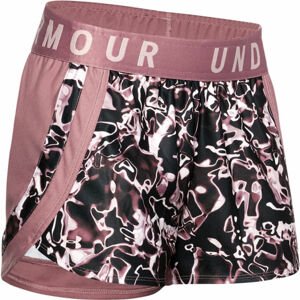 Under Armour PLAY UP 3.0 PRINTED SHORTS Dámske šortky, ružová, veľkosť L