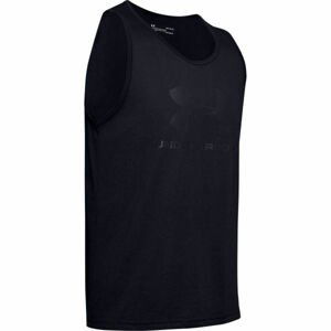 Under Armour SPORTSTYLE LOGO TANK Pánske tielko, čierna, veľkosť