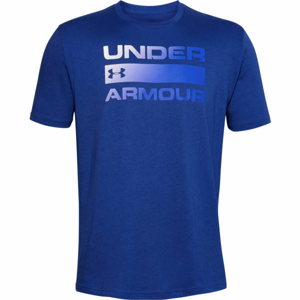 Under Armour TEAM ISSUE WORDMARK SS tmavo modrá L - Pánske tričko