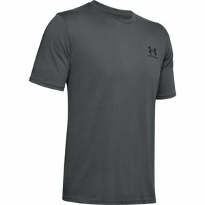 Under Armour SPORTSTYLE LC SS tmavo šedá XL - Pánske tričko