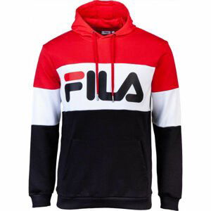 Fila NIGHT BLOCKED HOODY čierna M - Pánska mikina