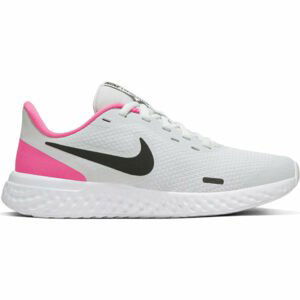 Nike REVOLUTION 5 (GS) Detská bežecká obuv, sivá, veľkosť 38.5