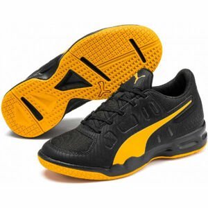Puma AURIZ JR Juniorská volejbalová obuv, čierna, veľkosť 36