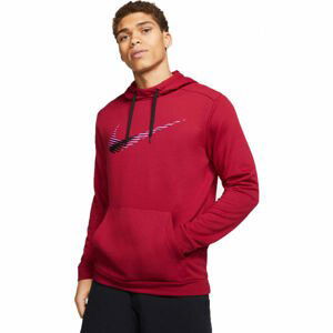 Nike DRY HOODIE PO SWOOSH M vínová L - Pánska mikina